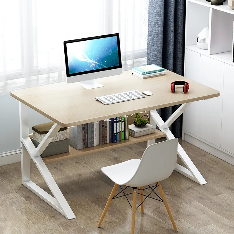 Goedkope Prijs Lage Moq Moderne Stijl Kantoormeubilair Houten Kantoortafel Computer Tafel Gaming Bureau Laptop Tafel