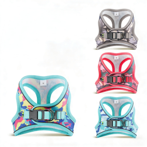 YooGo YG-895 Rompi Harness Hewan Peliharaan Berbahan Bernapas dengan Bantalan Motif Bunga untuk Kucing & Anjing Desain Mewah yang Dapat Di Personalisasi - Product Image 1