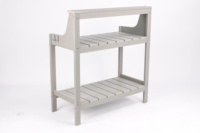 Étagère de jardin en plastique polyvalente, étagère verticale multi-niveaux pour la plantation de fleurs, design moderne pour l'extérieur par Woodeco