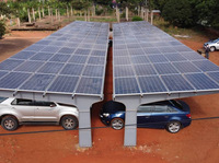 Support de montage de panneau solaire Empery Solar 720W en acier au carbone pour toit de voiture - 5 poteaux, résistance au vent 60 m/s, garantie 20 ans et plus