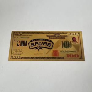 Cartes de basket-ball All-Star 2026 America Banknote plaquées or 24 carats pour cadeau et collection - Product Image 3