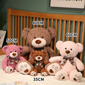 Oso de Peluche Kawaii, Juguetes de Peluche Suaves, Muñecos de Animales de Peluche, Almohada Grande con Relleno de Algodón PP, Regalo para Niñas en el Día de San Valentín - Product Image 6