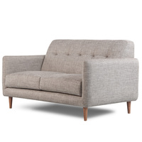 Juego de sofá de madera gris moderno, muebles para sala de estar, sofá de Arte Moderno de buena venta