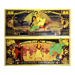 Colección <span class=keywords><strong>de</strong></span> Billetes Bañados en Oro <span class=keywords><strong>de</strong></span> 9 Diseños <span class=keywords><strong>de</strong></span> Elsa y <span class=keywords><strong>Cenicienta</strong></span> 2026 - Product Image 4