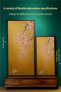 Cuadros Colgantes <span class=keywords><strong>de</strong></span> Flores y Aves en Madera Maciza <span class=keywords><strong>de</strong></span> Latón en Estilo Chino Moderno, Ideales para Decoración <span class=keywords><strong>de</strong></span> Vestíbulos y Salas <span class=keywords><strong>de</strong></span> Estar - Product Image 5