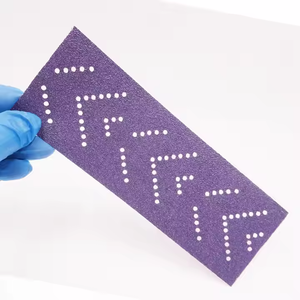 Giấy nhám Chất lượng cao màu tím sạch giấy nhám mài mòn công cụ móc và vòng lặp giấy mài mòn CuộN - Product Image 2