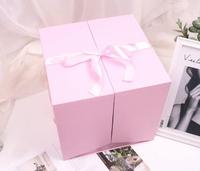Boîtes cadeaux florales rigides en carton pour gâteaux surprise, fleurs, chocolats, roses, anniversaires, à double couche, avec effet explosion - Vente en gros