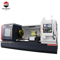 Torno CNC horizontal CK6180X1500, sistema de control GSK, mandril hidráulico de cama plana de un solo husillo, torno CNC de gran escala para trabajo pesado