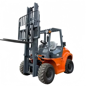 Montacargas de 3.5 Toneladas, Montacargas con Tracción en las 4 Ruedas, Montacargas de 5 Toneladas con Altura de Elevación de 6 Metros, Montacargas Todoterreno en Venta - Product Image 1