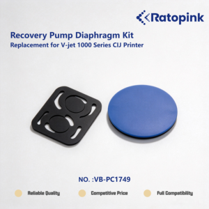 Kit <span class=keywords><strong>de</strong></span> diaphragme <span class=keywords><strong>de</strong></span> pompe <span class=keywords><strong>de</strong></span> récupération Ratopink VB-PC1749, remplacement pour imprimante CIJ série V-jet 1000 - Product Image 1