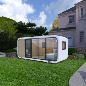 Moderna casa prefabbricata casa prefabbricata compatta per uso intelligente dello spazio in acciaio con struttura impermeabile antivento e antisismica - Product Image 1