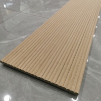 Panneaux de tambour flexibles demi-ronds panneau de décoration murale cannelé panneau mural en placage de bois