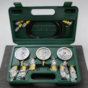 Juego <span class=keywords><strong>de</strong></span> Manómetros Hidráulicos Universales Hangood, Herramientas <span class=keywords><strong>de</strong></span> Diagnóstico para Excavadoras, Juego <span class=keywords><strong>de</strong></span> Herramientas <span class=keywords><strong>de</strong></span> Diagnóstico Hidráulico Profesional - Product Image 1