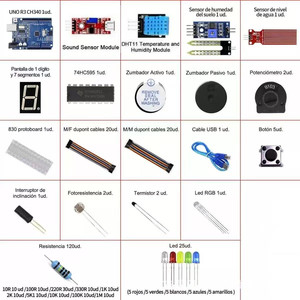 Kit de Inicio Uno R3, Placa de Pruebas de 830 Orificios, Kit Educativo de Electrónica para Proyectos Arduino, Prototipos DIY - Product Image 2