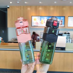 Shuiyinzi Gradient Water Bottle 720Ml Bpa Free With Straw And Strap For Outdoor Sports Travel - Product Image 1