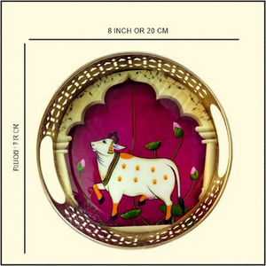 Tarros de especias metálicos orientales con diseño de vaca, recipientes redondos herméticos para almacenar alimentos para uso en la cocina. - Product Image 2