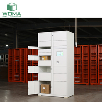 Système de casier intelligent pour colis, armoire de stockage électronique pour la livraison de colis avec écran tactile pour appartement, bureau, supermarché