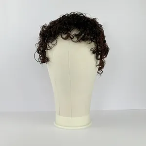 Top Grade Raw Kinky Curly Burgundy Hair Wig Colored Human Hair Wholesale Machine Made Topper