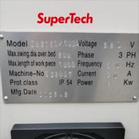 Machine de tour CNC horizontale SUPERTECH CK6150/1000 avec systèmes de contrôle Fanuc, Siemens et GSK, lit plat artisanal suisse
