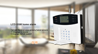 Système d'alarme domestique WIFI 4G avec écran LCD, 99 zones sans fil, 7 zones filaires, interphone bidirectionnel, SMS, application d'alarme, Alexa/Google Voice