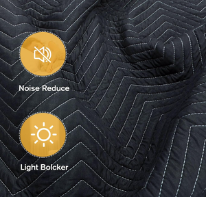 Soundproof <strong>Blanket</strong> with Grommets, Heavy Duty Sound Dampening Noise Reducing <strong>Blanket</strong> for Workshop, Basement, <strong>Laundry</strong>, Acoustic - Product Image 2