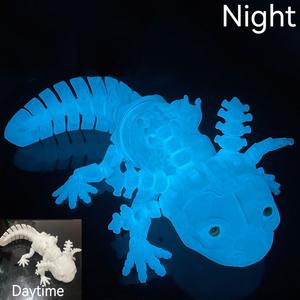 Axolote Gigante Impreso en 3D de 37 cm/14.57 Pulgadas, SDK32, Ojos Realistas, Dinosaurio Hexagonal Mecánico Enorme, Regalo de Cumpleaños - Product Image 4