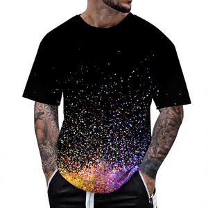 Knitted 100% Cotton <b>Men</b>’s T-<b>Shirt</b> Soft Breathable Casual Short Sleeve Crew Neck Comfortable Everyday Wear - Product Image 3