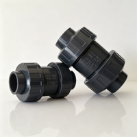 Vanne à boisseau sphérique amovible en PVC certifiée WRAS DVGW pour éviter le reflux d'eau
