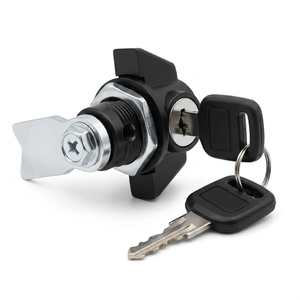 Serrure de meuble en alliage de zinc, poignée en T 90 °   Clé rotative pour loquet de porte de placard de rangement - Product Image 2