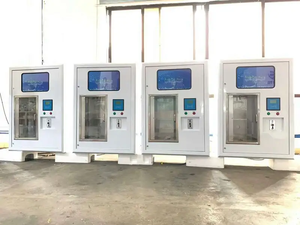 Máquina Expendedora de Agua Potable Automática de Pared con Sistema de Ósmosis Inversa, Funciona con Monedas, Pantalla Táctil, Pago con Fichas, También Acepta Tarjetas de Crédito - Product Image 5