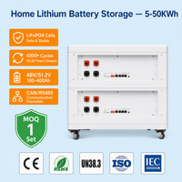 Système de Stockage d'Énergie Solaire Tout-en-un 5kW 10kW 15kW ESS avec Onduleur Solaire Hybride et Pack LiFePO4 Complet 5Kwh 10Kwh 20Kwh