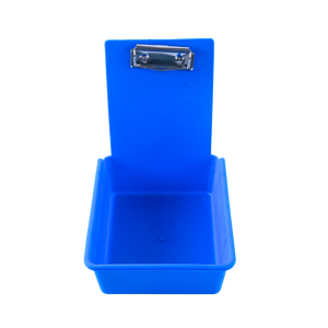 organiser des bacs de travail en plastique pour laboratoire dentaire avec clip métallique - Product Image 2