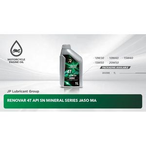 4T Motorcycle Engine Oil Mineral ECO Synthetic SN Rated <b>10W30</b> Formula Designed for Light Motorbike Engine Lubrication Use - Product Image 3