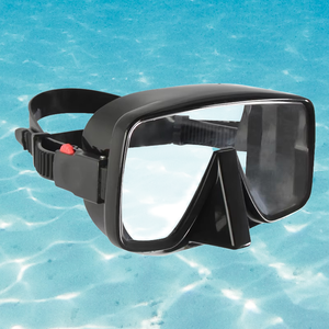 Masque de plongée sans cadre en silicone pour adulte, étanche, avec lentille unique en verre trempé, pour la plongée sous-marine, prix d'usine - Product Image 3