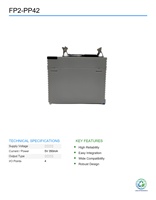 Módulo de Control de Posicionamiento de 4 Ejes P-an Smart PLC FP2-PP42 Serie FP2 Usado para Automatización Industrial
