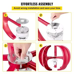 600 Вт Вертикальная ветряная турбина и солнечная гибридная энергетическая система для вождения уличных фонарей, лампы для мониторинга камеры - Product Image 5