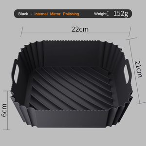 <span class=keywords><strong>Accessori</strong></span> <span class=keywords><strong>per</strong></span> <span class=keywords><strong>friggitrice</strong></span> <span class=keywords><strong>ad</strong></span> <span class=keywords><strong>aria</strong></span> in Silicone pirofila <span class=keywords><strong>quadrata</strong></span> multifunzione durevole - Product Image 4