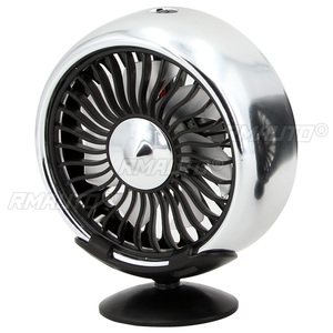 12V Mini Fan for Car and Desk 5V <b>USB</b> Base Portable with Strong Wind for Summer <b>Heat</b> Relief - Product Image 5