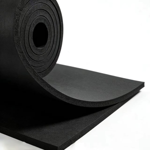 Panneau d'isolation en <span class=keywords><strong>mousse</strong></span> <span class=keywords><strong>de</strong></span> caoutchouc à cellules fermées, ignifuge, isolant thermique, écologique, adapté à la construction et aux systèmes HVAC - Product Image 1