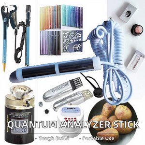 Fabrik Edelstahl Quanten resonanz Magnet analysator Teile Heimgebrauch Schönheits ausrüstung Hand Ziel Test Griff Rod Stick - Product Image 6