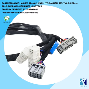 铜电子线束原装Oem汽车电缆中国制造商定制汽车线束 - Product Image 3