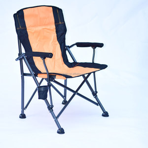 Portable Multifunctional Modern Design Iron Frame Oxford Fabric Lounge <b>Chair</b> with Armrests for Camping Gym <b>Garden</b> Use - Product Image 5
