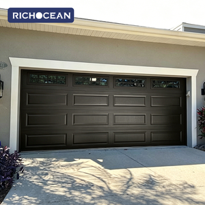 <span class=keywords><strong>Porte</strong></span> <span class=keywords><strong>de</strong></span> <span class=keywords><strong>garage</strong></span> intelligente en alliage d'aluminium RICHOCEAN, contemporaine, <span class=keywords><strong>de</strong></span> haute qualité, avec isolation et fenêtres - Product Image 4