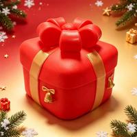 Boîte cadeau de Noël Botu 2026, jouets squishy géants de 13 cm, balles anti-stress à remontée lente, jouets sensoriels, cadeaux de fête de Noël, jouets squishy