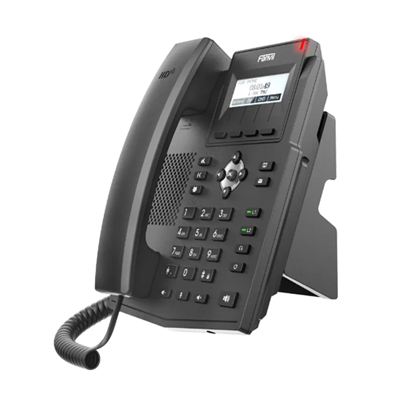 Schlussverkauf Fabrik Fanvil X1SP Office ip Telefon 2.4 Zoll 320 × 240 2 SIP Konten HD Schreibtisch Telefon trinken