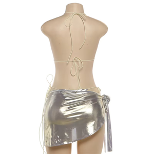 Conjunto de Bikini de 3 Piezas para Mujer, Sexy, para Playa, Fiesta, Club, Casual, Moda, Traje de Baño - Product Image 4