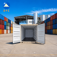 Conteneur maritime préfabriqué de 20 pieds avec porte latérale entièrement ouvrante, sécurité renforcée, prix compétitifs, taille sur mesure pour terminal maritime