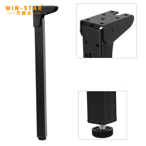 Patas de metal para mesa plegable personalizadas, muebles ajustables, herrajes para sofá, patas cuadradas para sofá - Product Image 3
