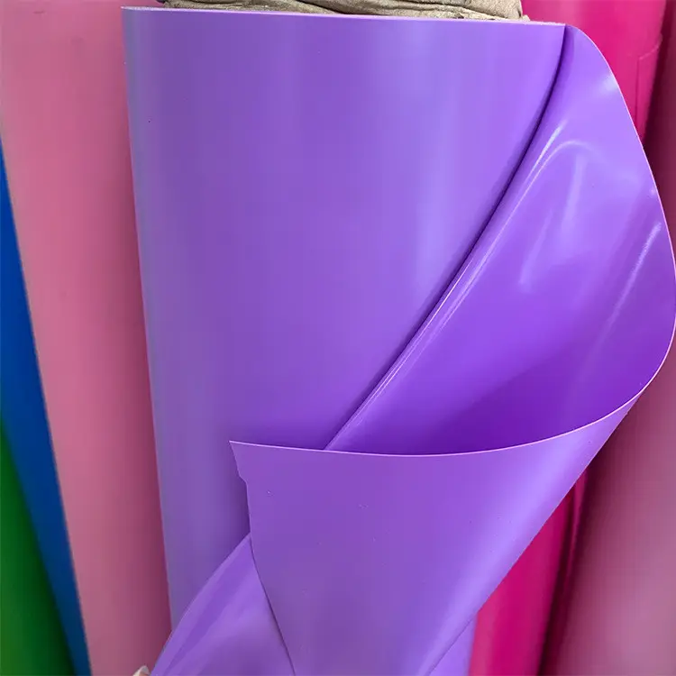 PVC Film Manufacturer Customized color PVC film for bags label clothes and