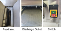 Automatische Dubbele Roller Sapcentrifuge Motor RVS 304 Hoge Efficiëntie Fruitpers Machine voor Citroen Groen